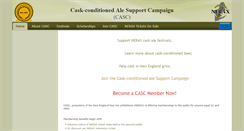 Desktop Screenshot of caskconditioned.org